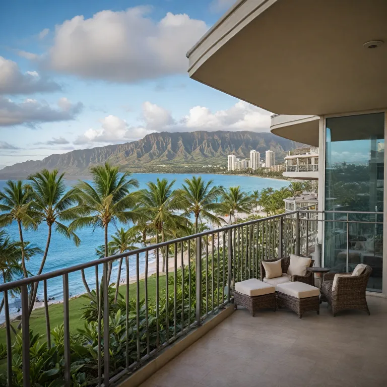 Experience refined comfort with Ilikai hotel condos for rent in Waikiki