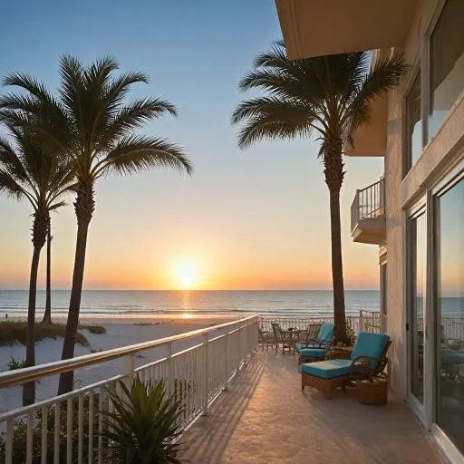 Sea breeze Madeira Beach stays with private balconies and gulf views