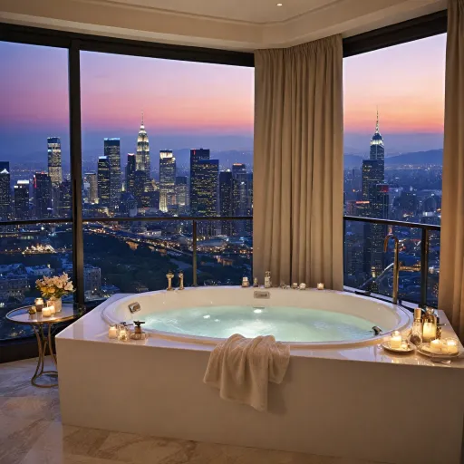 Elegant romantic hotels with jacuzzi suites for unforgettable city escapes